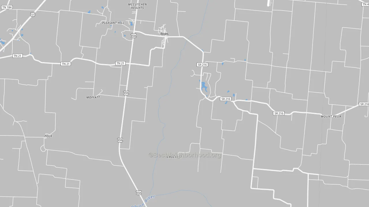 Transit Grade map of 38253, TN