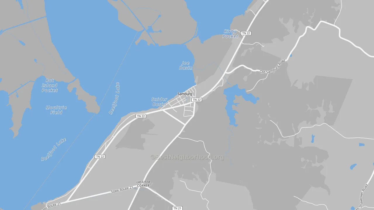 Transit Grade map of 38254, TN