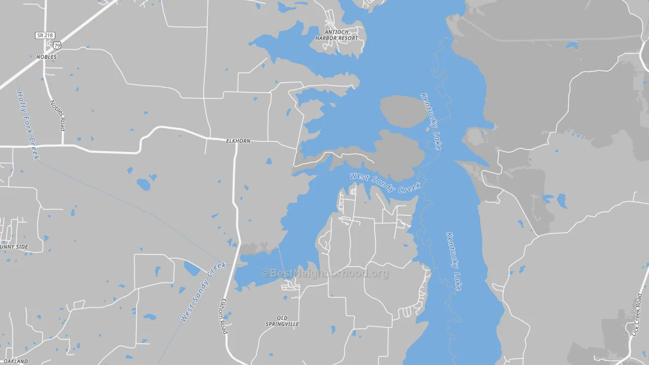 Transit Grade map of 38256, TN