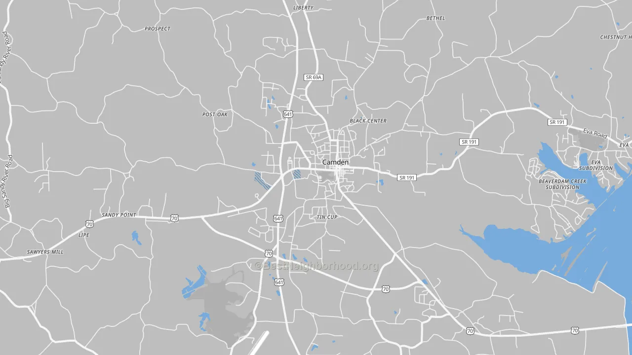Transit Grade map of 38320, TN