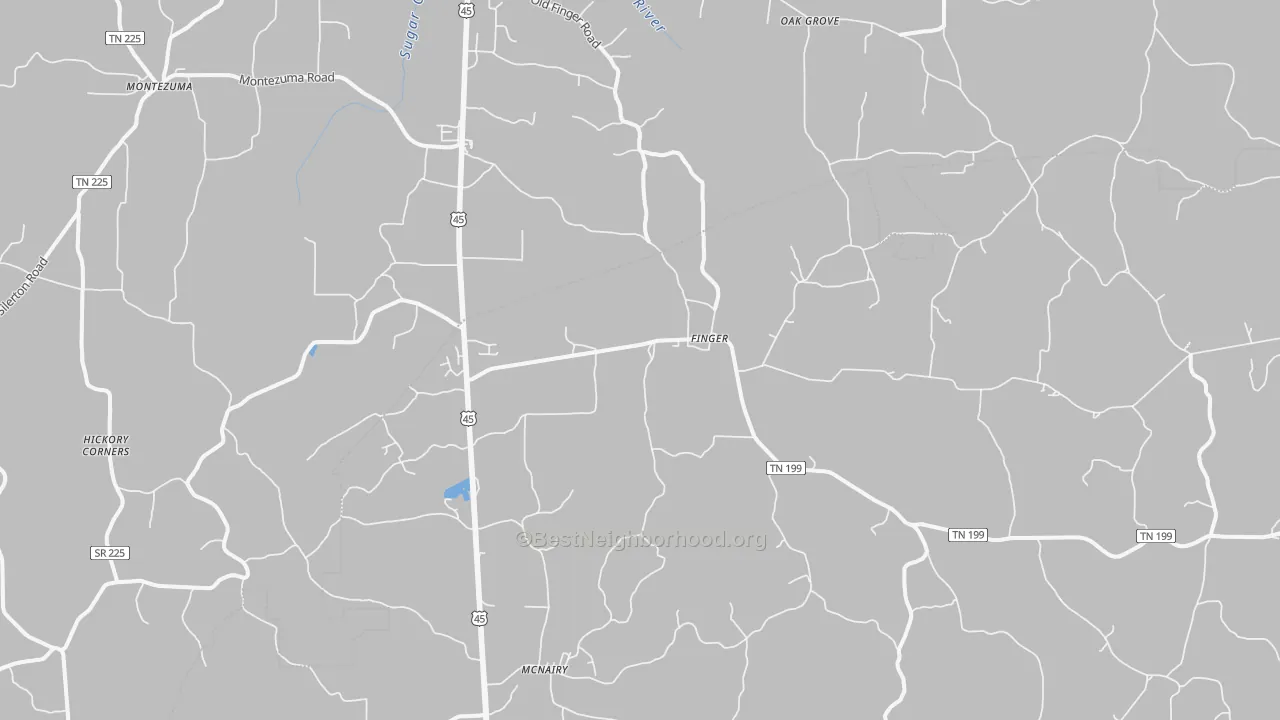 Transit Grade map of 38334, TN