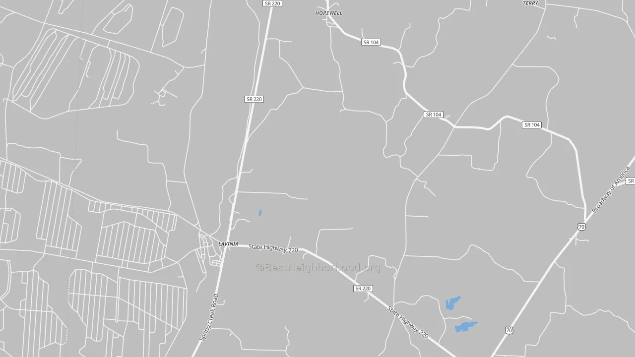Transit Grade map of 38348, TN