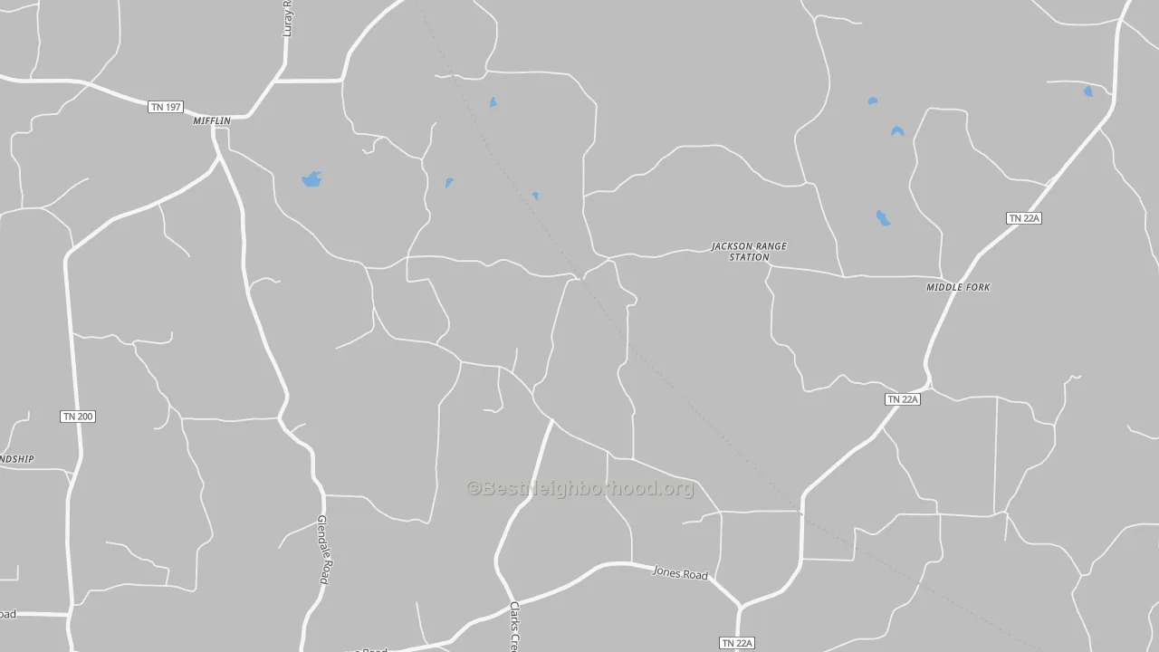 Transit Grade map of 38352, TN