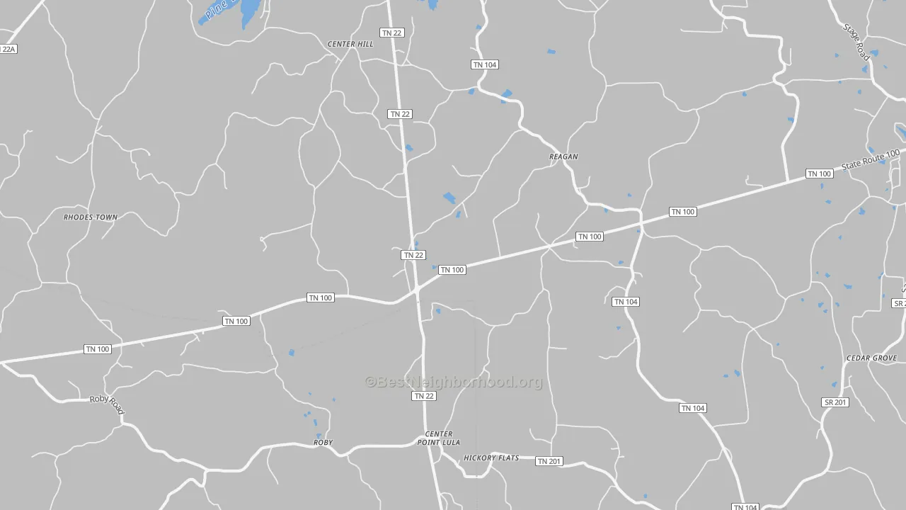 Transit Grade map of 38368, TN