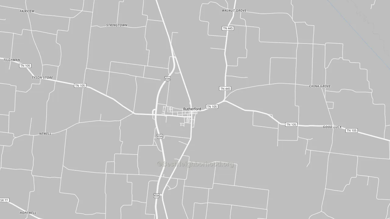 Transit Grade map of 38369, TN