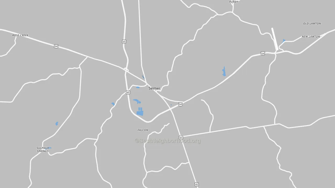 Transit Grade map of 38375, TN
