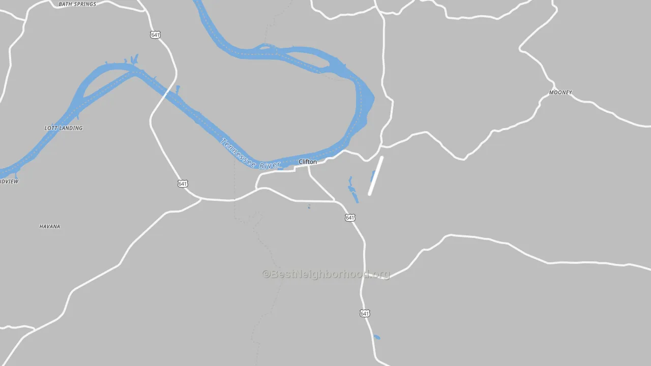 Transit Grade map of 38425, TN