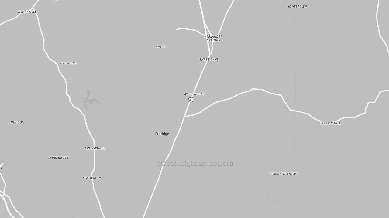 Transit Grade map of 38456, TN