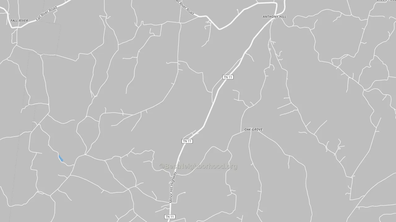 Transit Grade map of 38460, TN