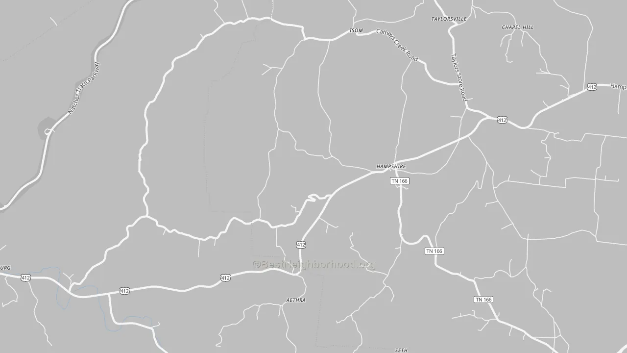 Transit Grade map of 38461, TN