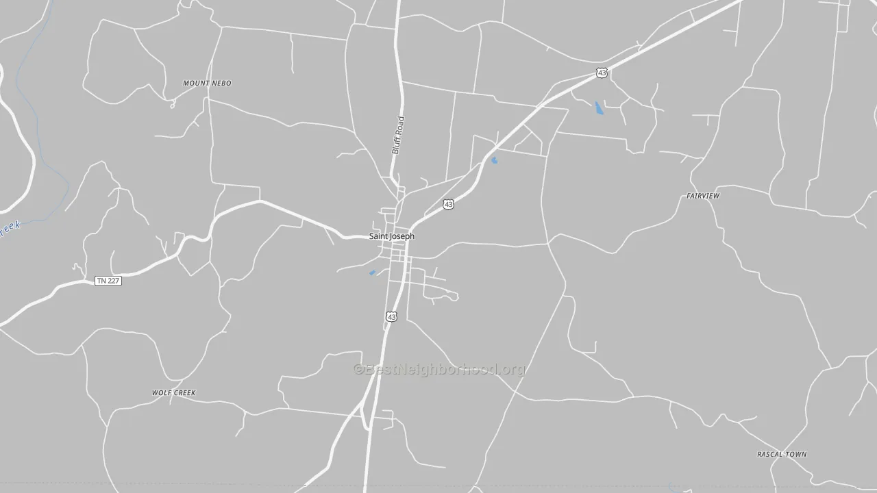 Transit Grade map of 38481, TN