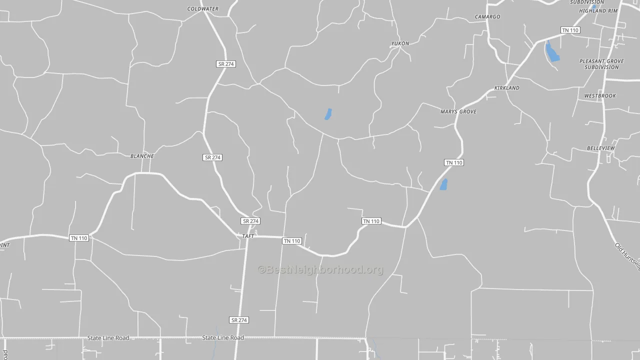 Transit Grade map of 38488, TN