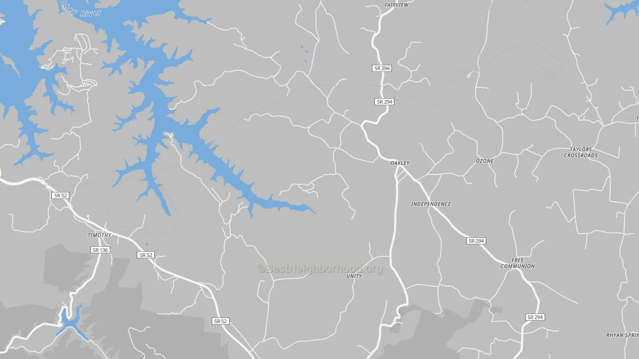 Transit Grade map of 38541, TN