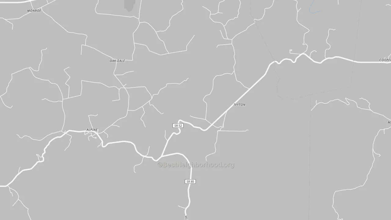 Transit Grade map of 38543, TN