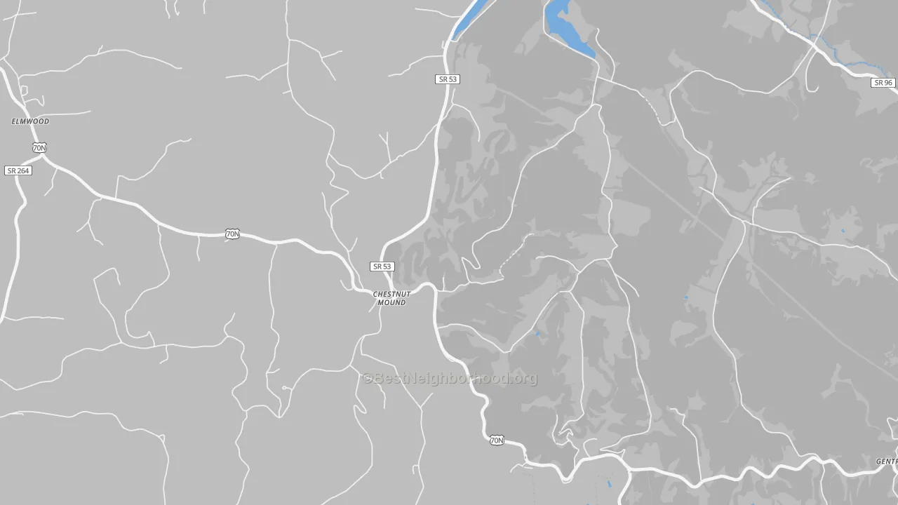Transit Grade map of 38552, TN