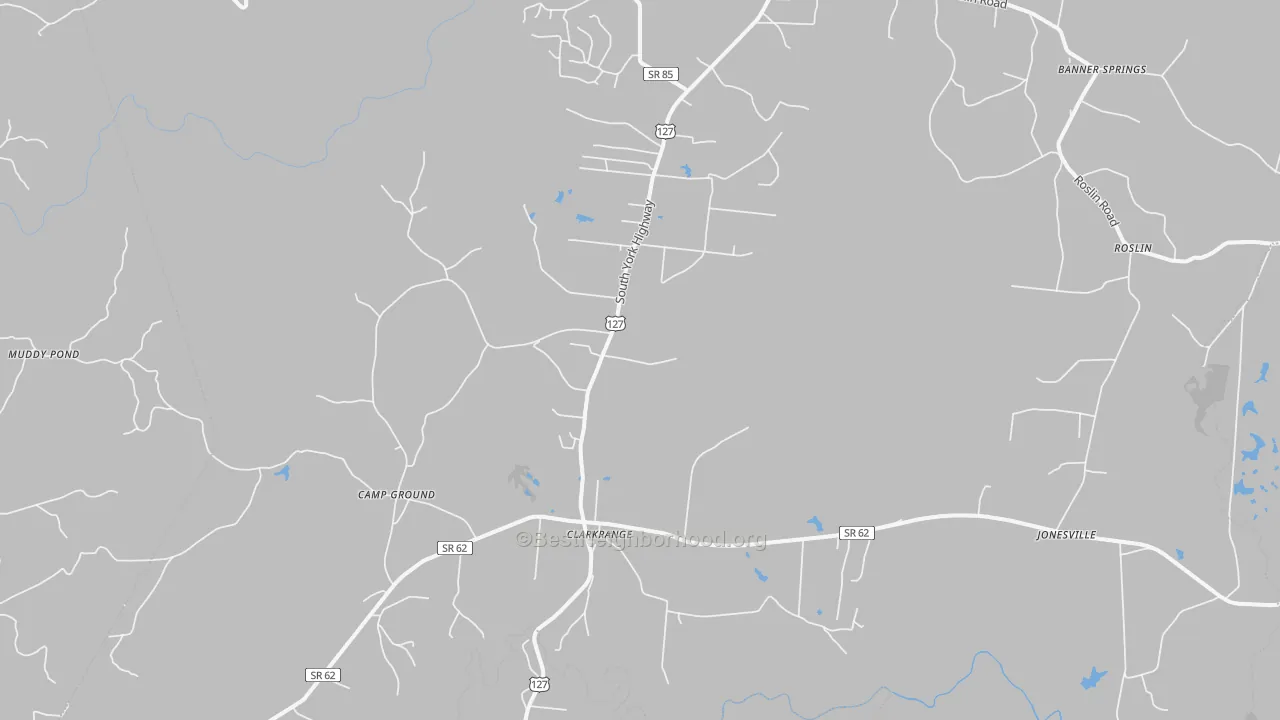 Transit Grade map of 38553, TN