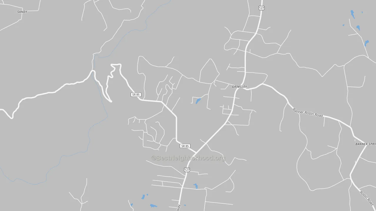 Transit Grade map of 38565, TN