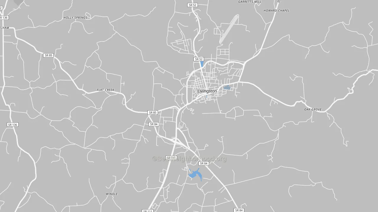 Transit Grade map of 38570, TN