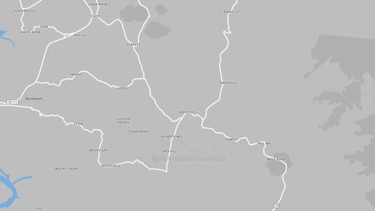 Transit Grade map of 38577, TN