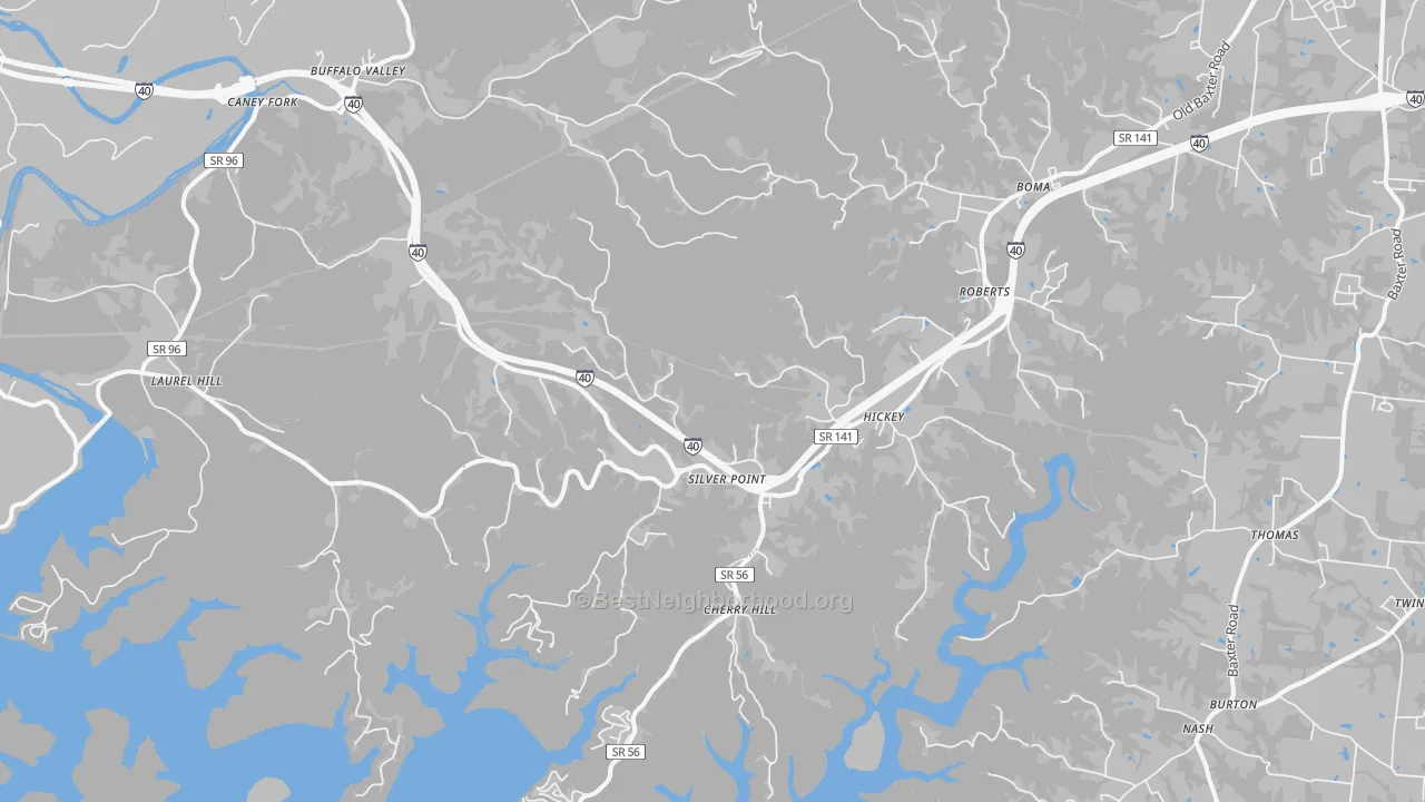 Transit Grade map of 38582, TN