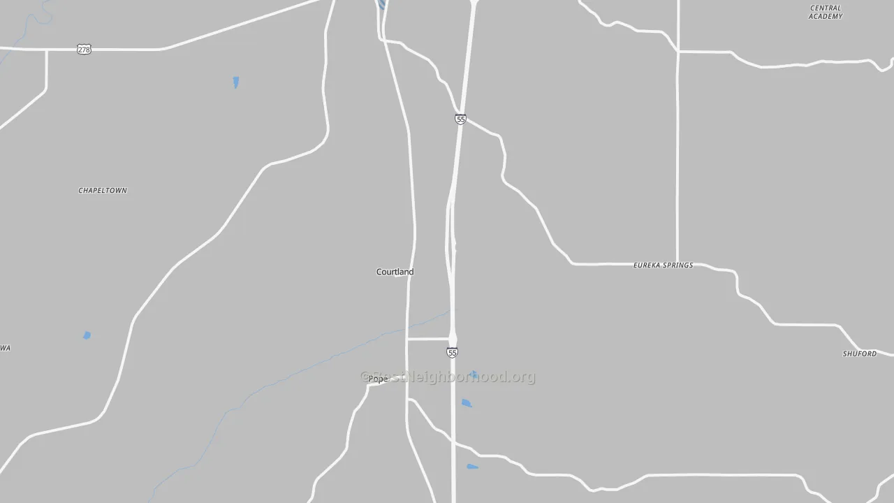 Transit Grade map of 38620, MS