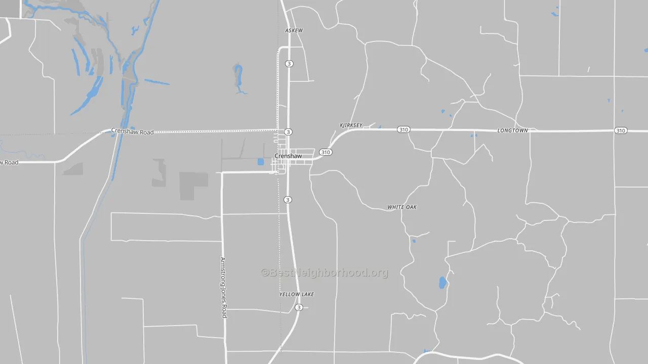 Transit Grade map of 38621, MS