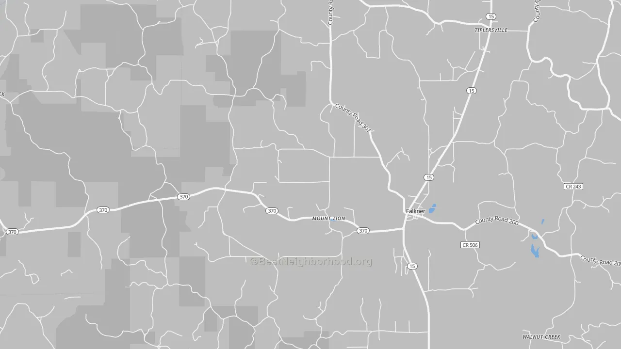 Transit Grade map of 38629, MS