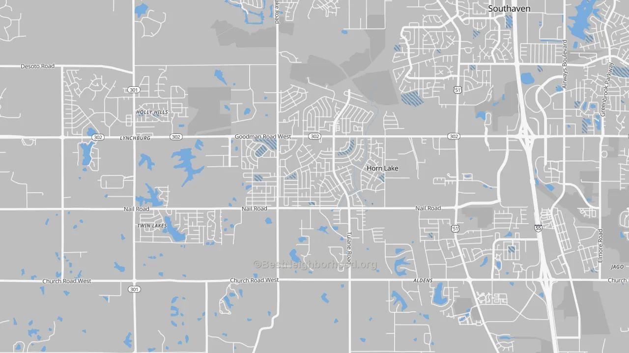 Transit Grade map of 38637, MS