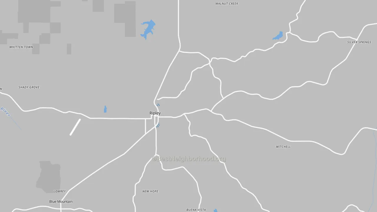 Transit Grade map of 38663, MS