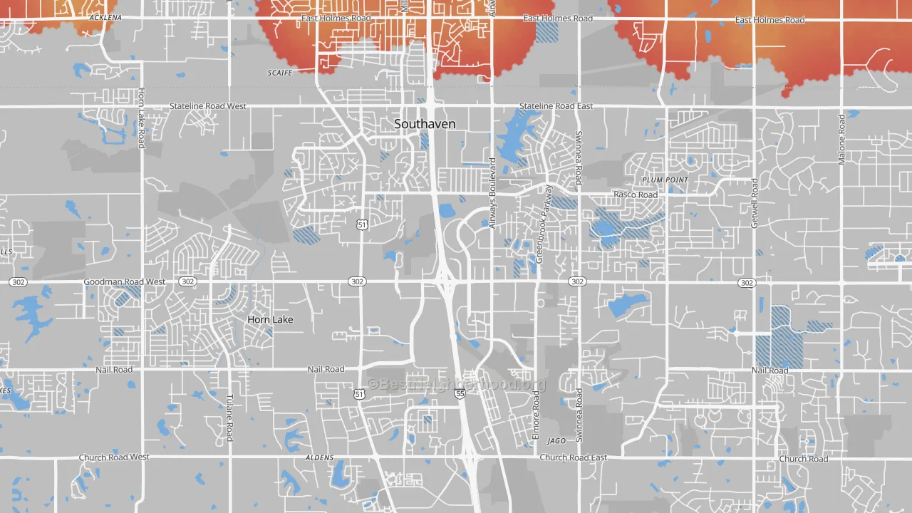 Transit Grade map of 38671, MS