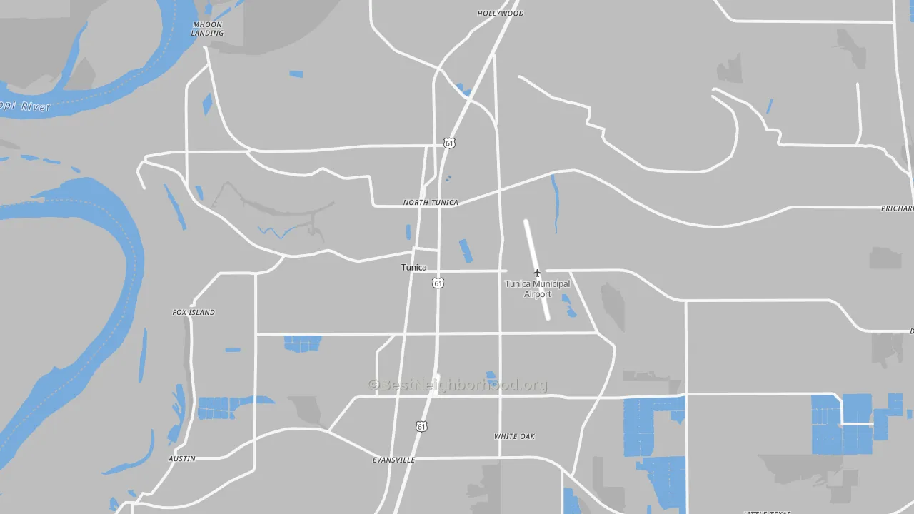Transit Grade map of 38676, MS