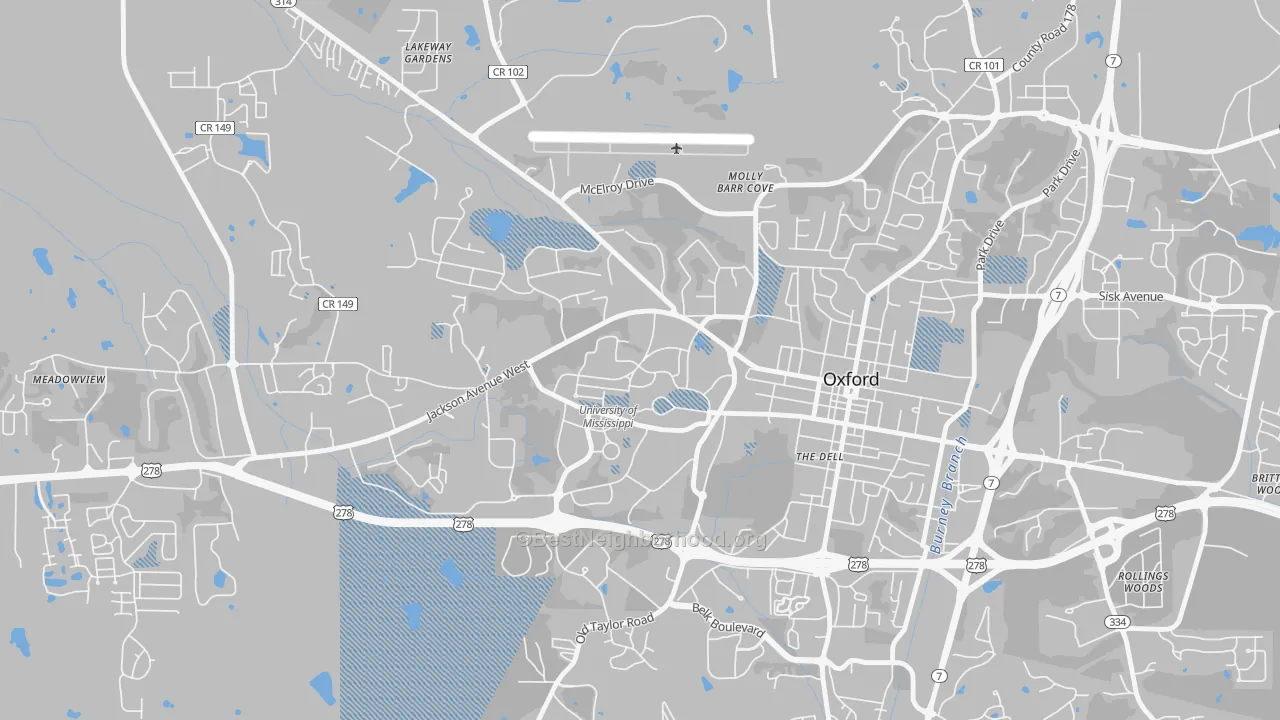 Transit Grade map of 38677, MS