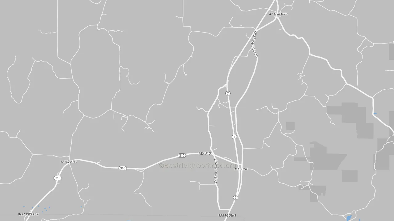 Transit Grade map of 38685, MS