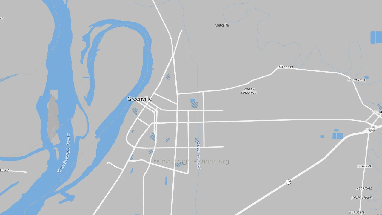 Transit Grade map of 38703, MS