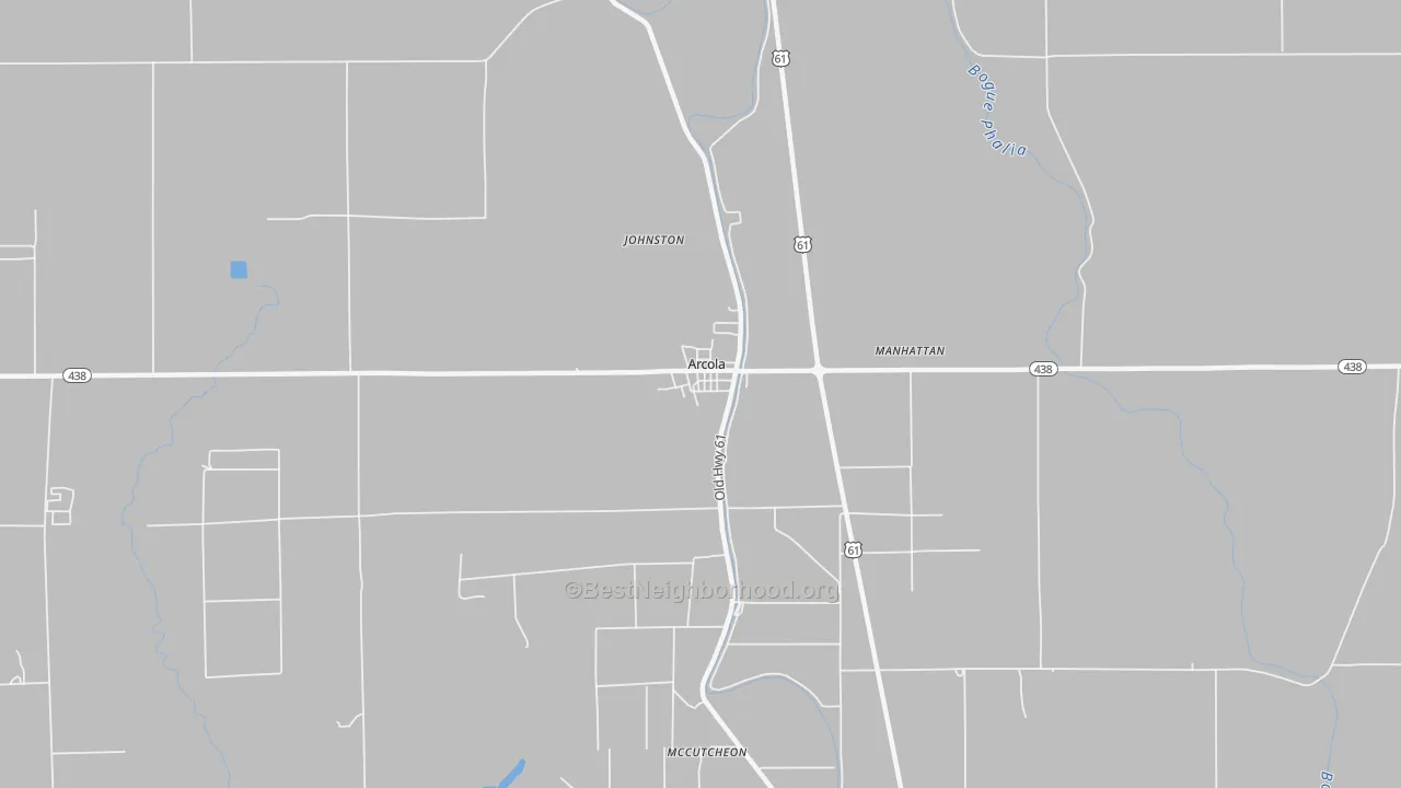 Transit Grade map of 38722, MS