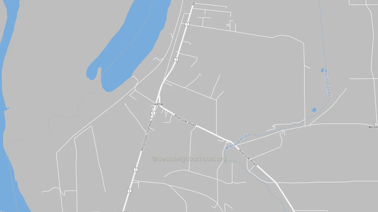 Transit Grade map of 38723, MS