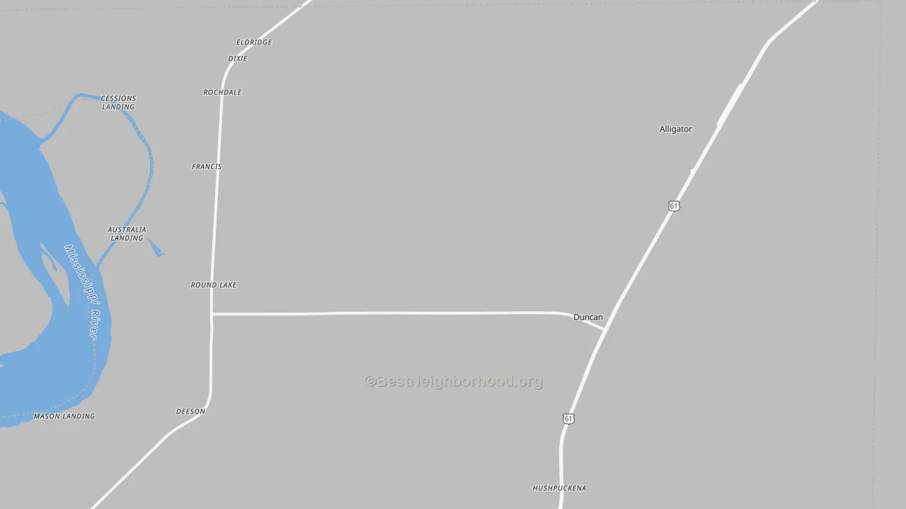 Transit Grade map of 38740, MS
