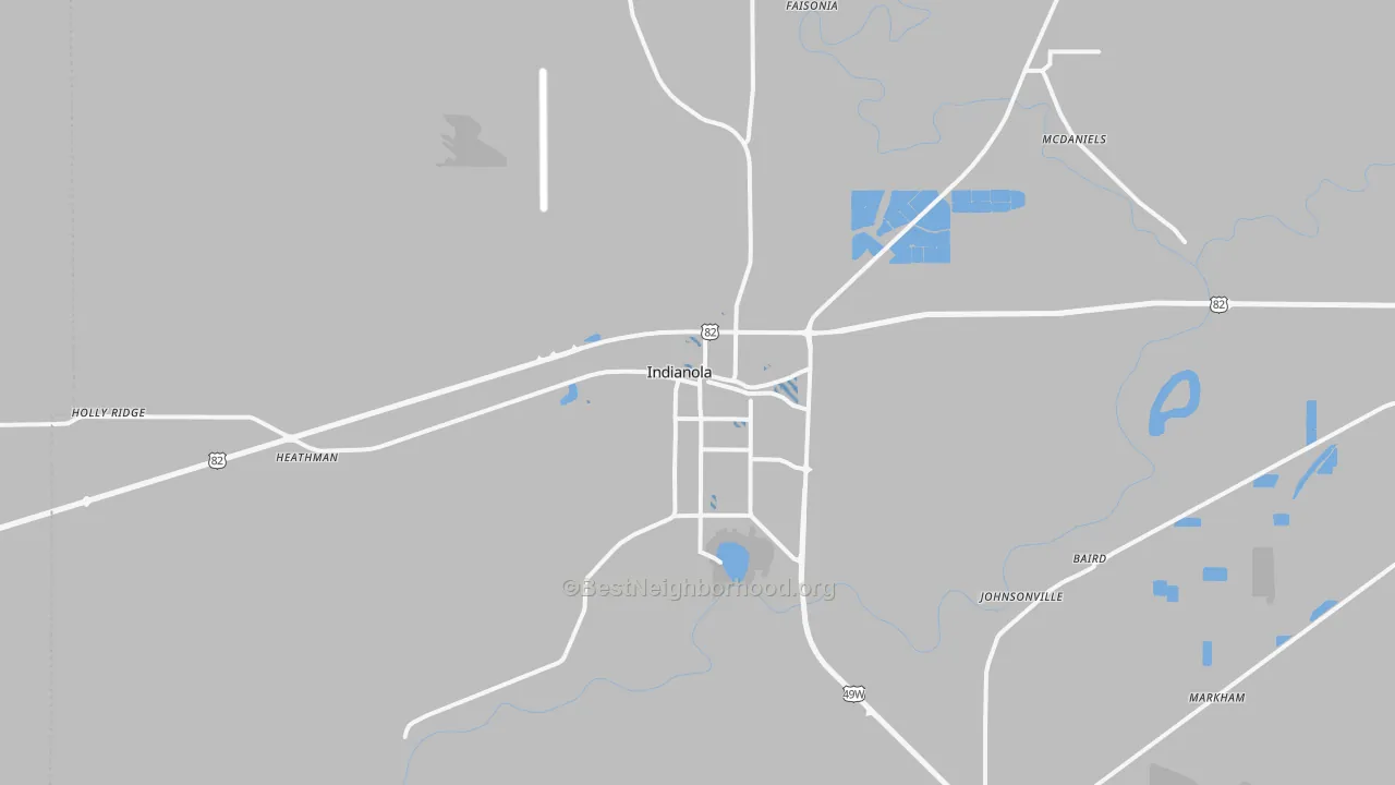 Transit Grade map of 38751, MS