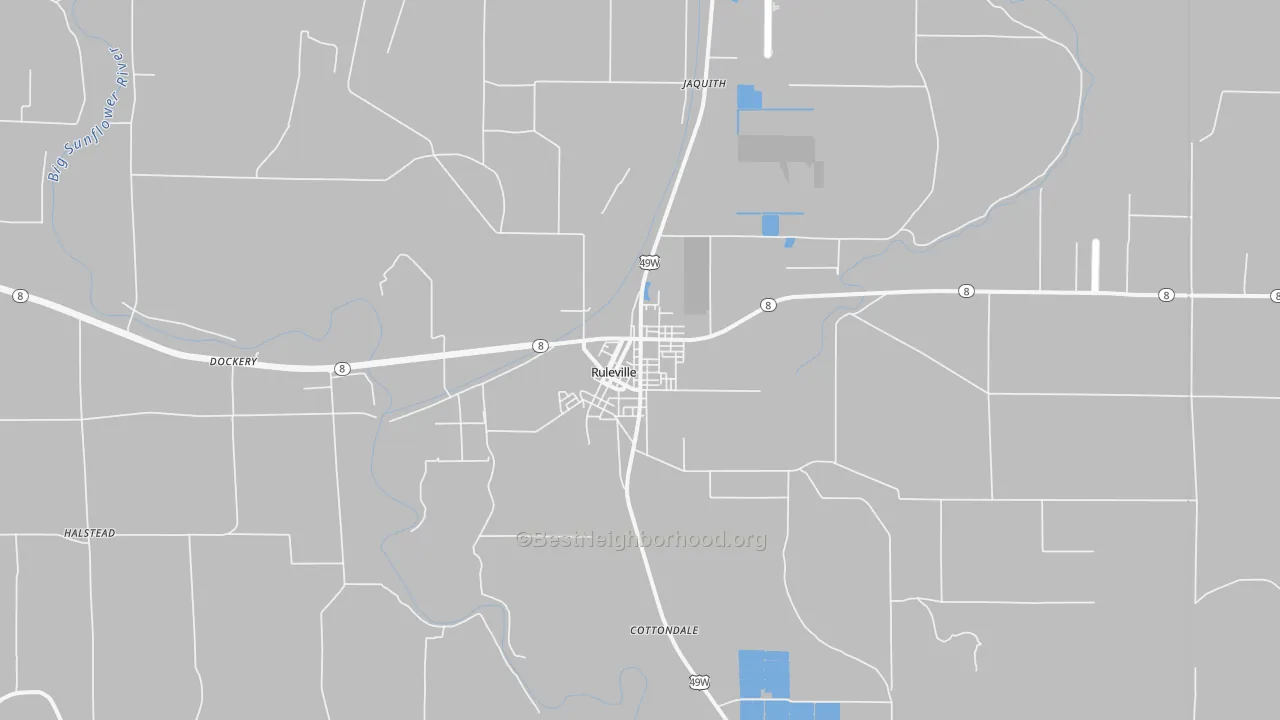 Transit Grade map of 38771, MS