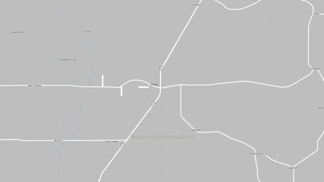 Transit Grade map of 38773, MS