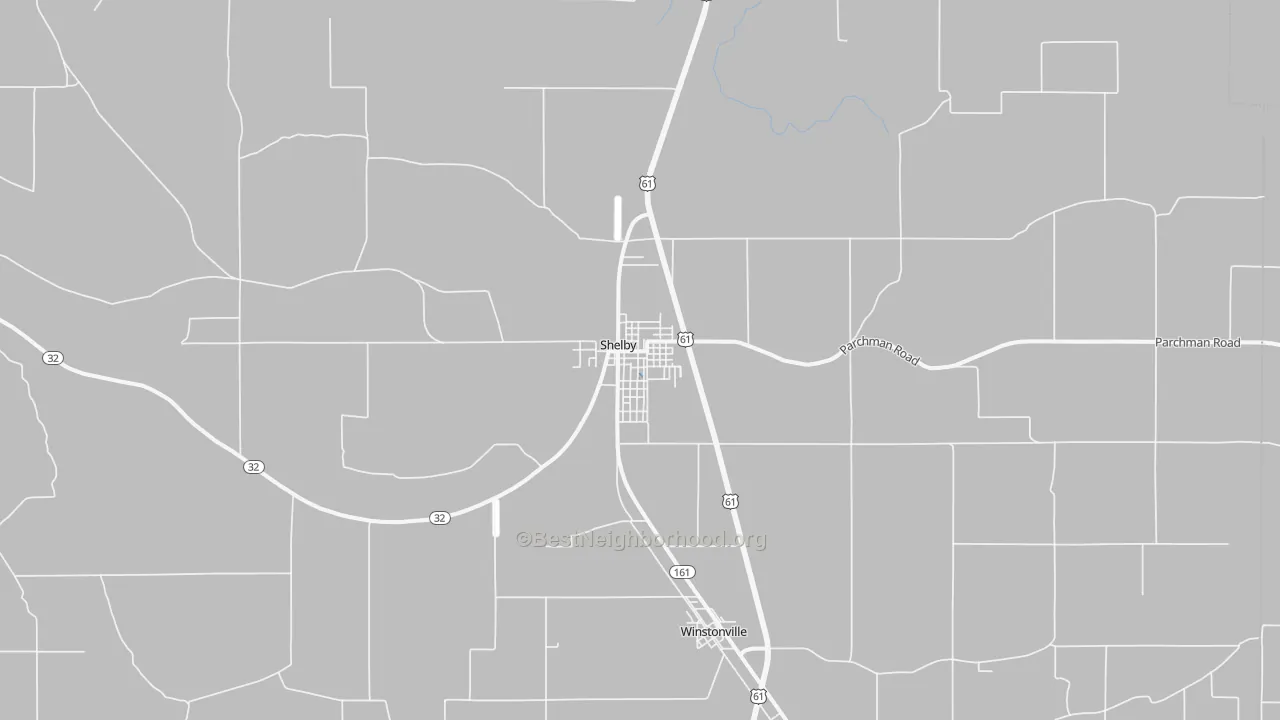 Transit Grade map of 38774, MS