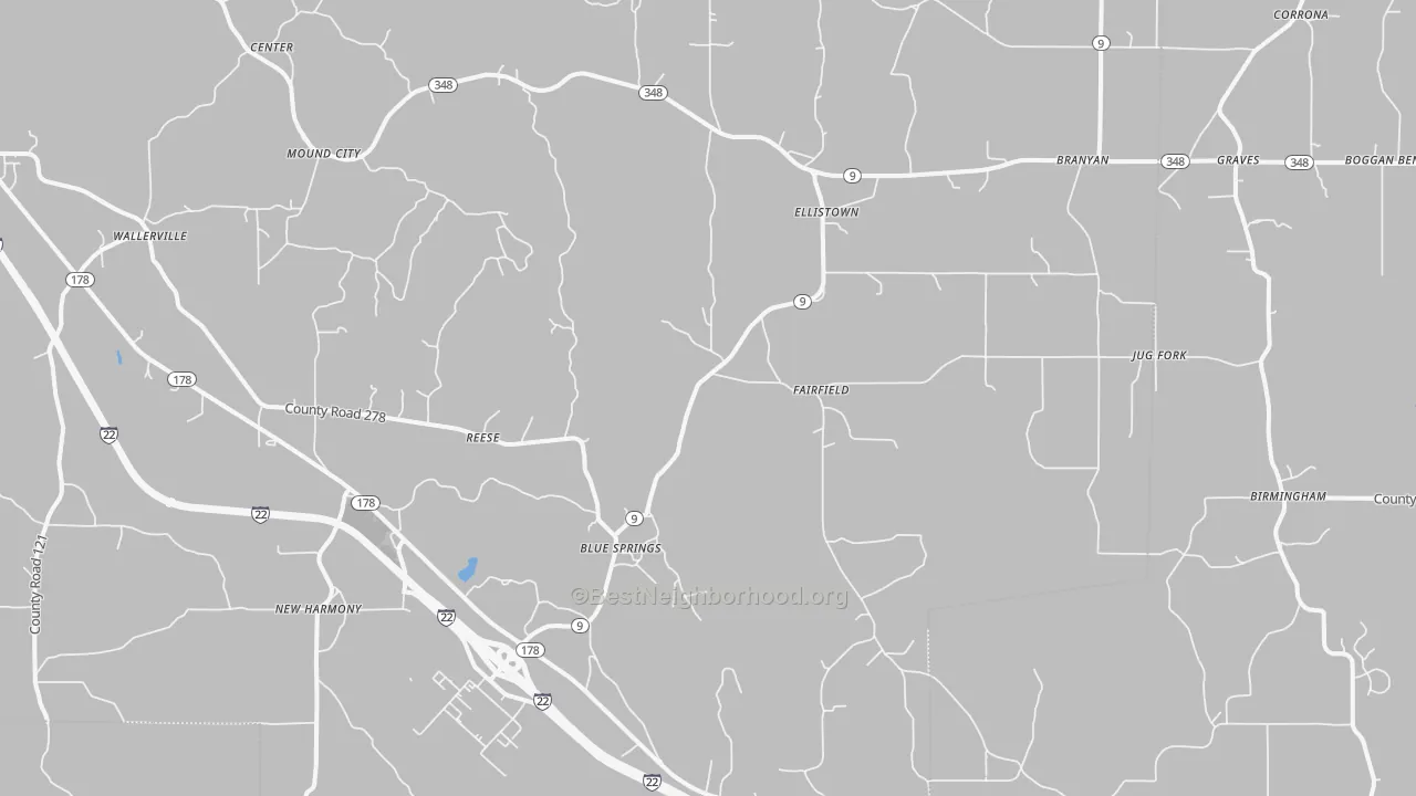 Transit Grade map of 38828, MS