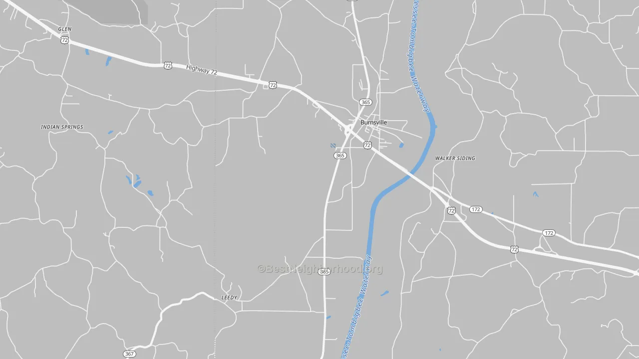 Transit Grade map of 38833, MS