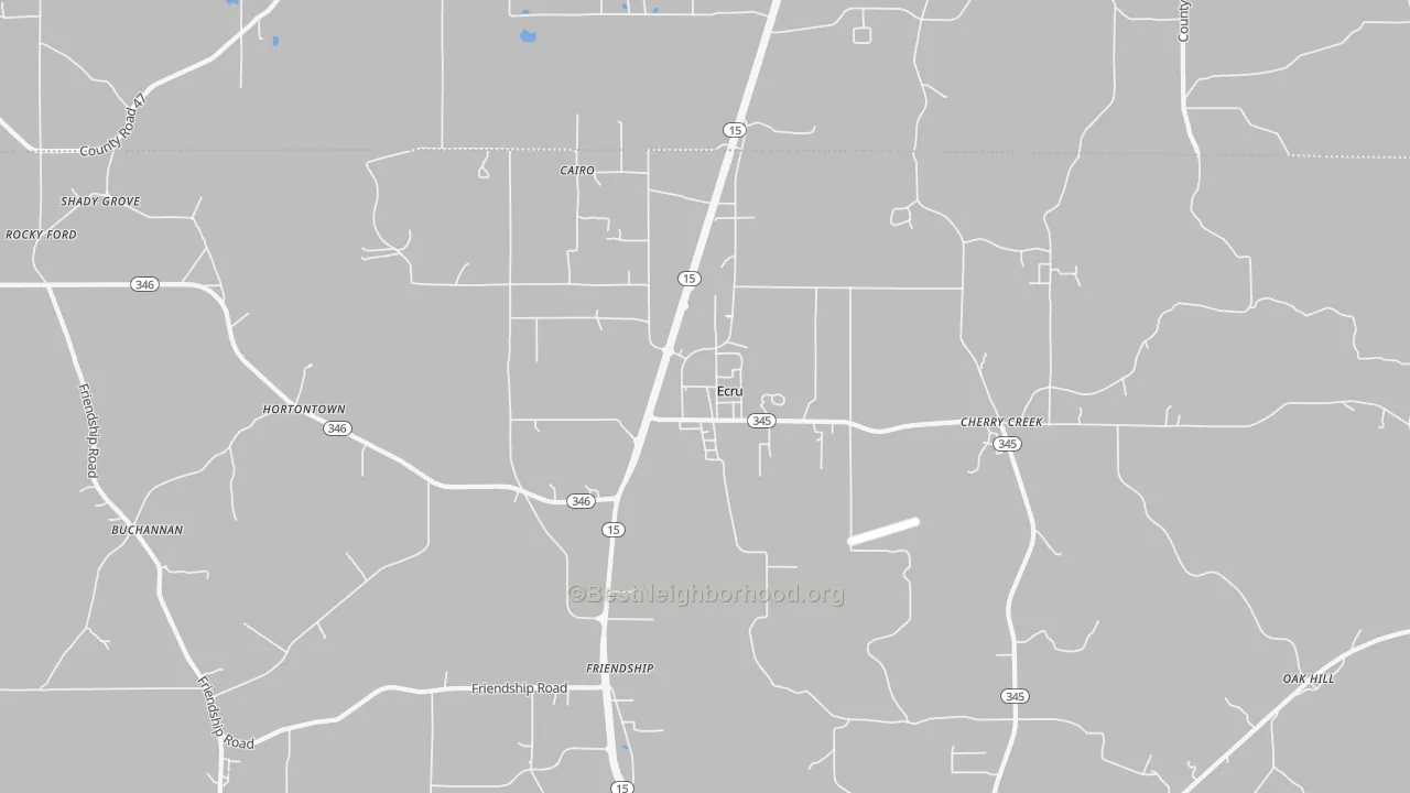 Transit Grade map of 38841, MS