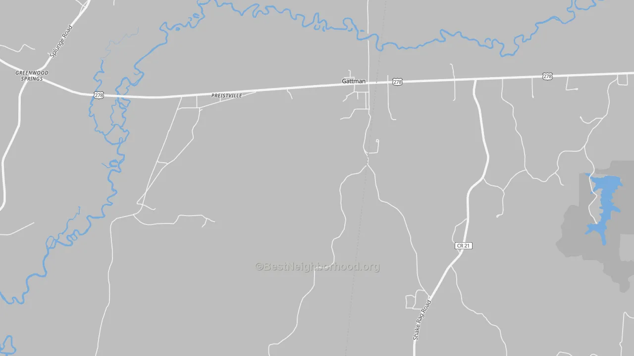 Transit Grade map of 38844, MS