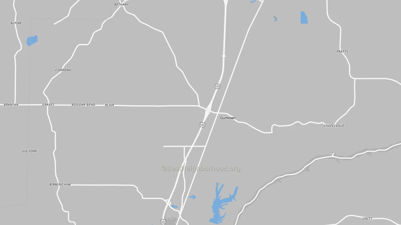 Transit Grade map of 38849, MS