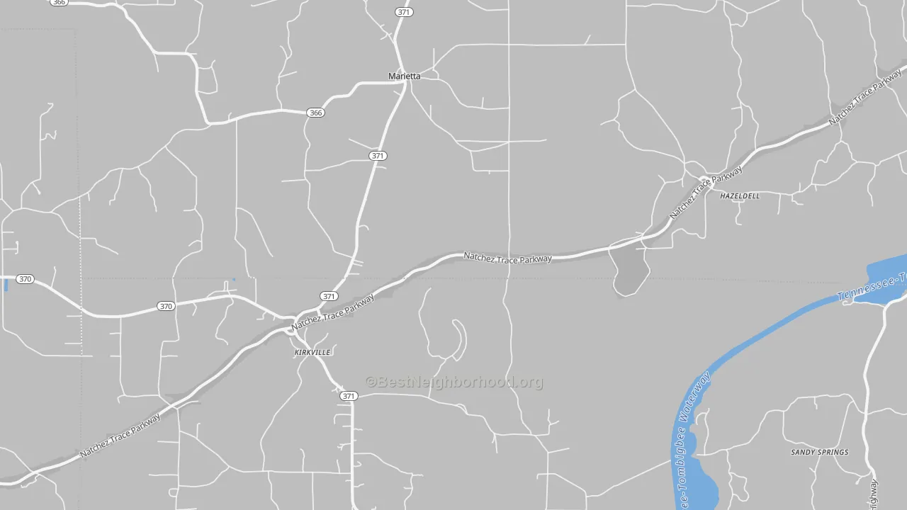 Transit Grade map of 38856, MS