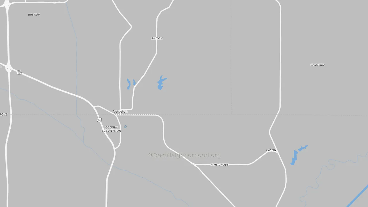 Transit Grade map of 38858, MS