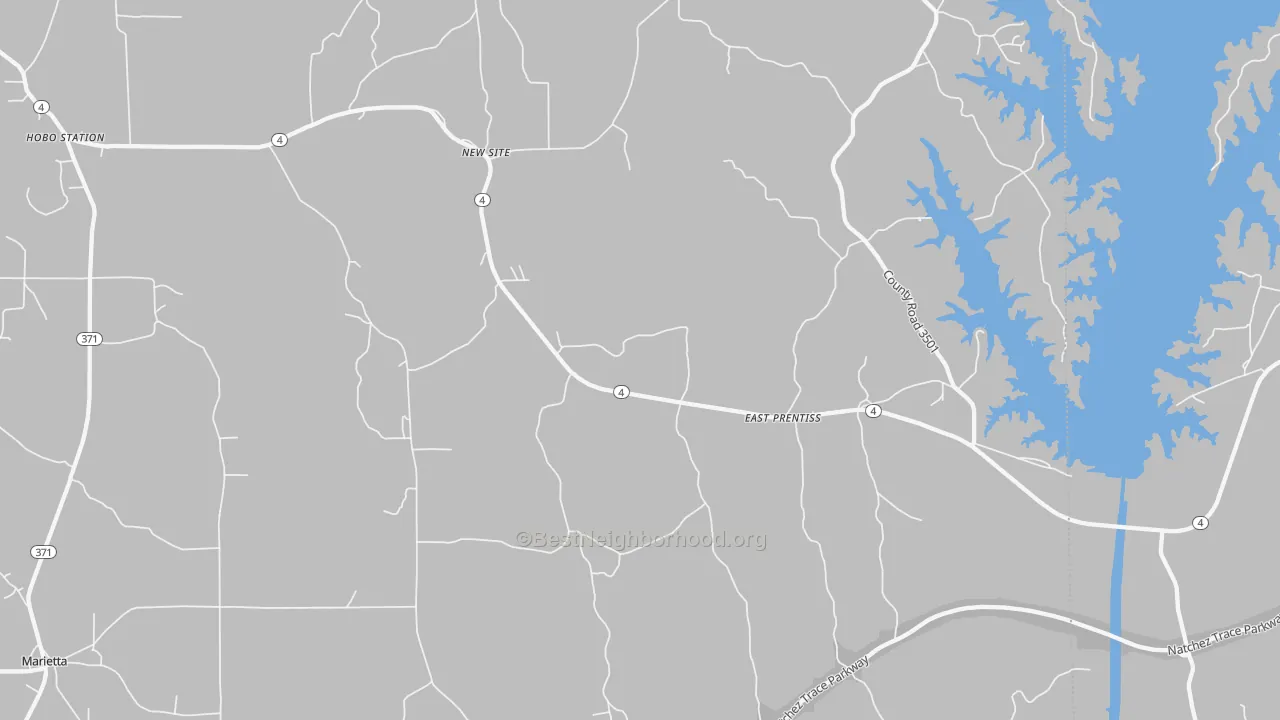 Transit Grade map of 38859, MS