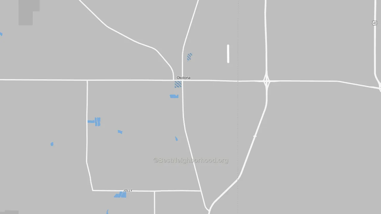 Transit Grade map of 38860, MS